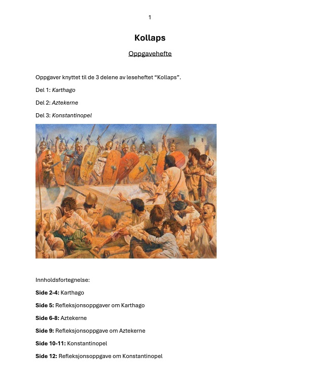 Kollaps - oppgavehefte